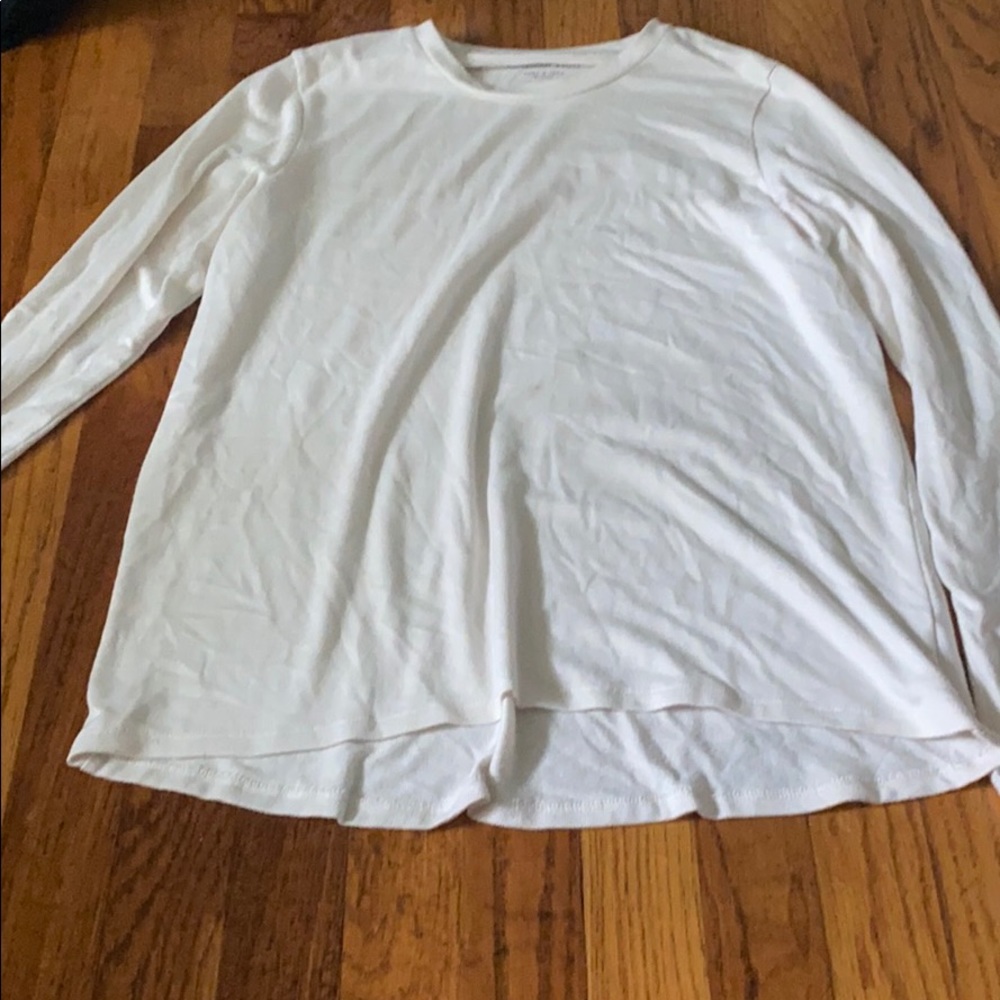 Plain white sweater